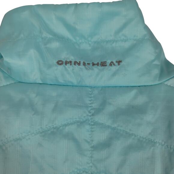 Columbia Omni Heat Front Zip Pockets Mint Color Unisex KIDS Jacket XXS - Picture 3 of 7
